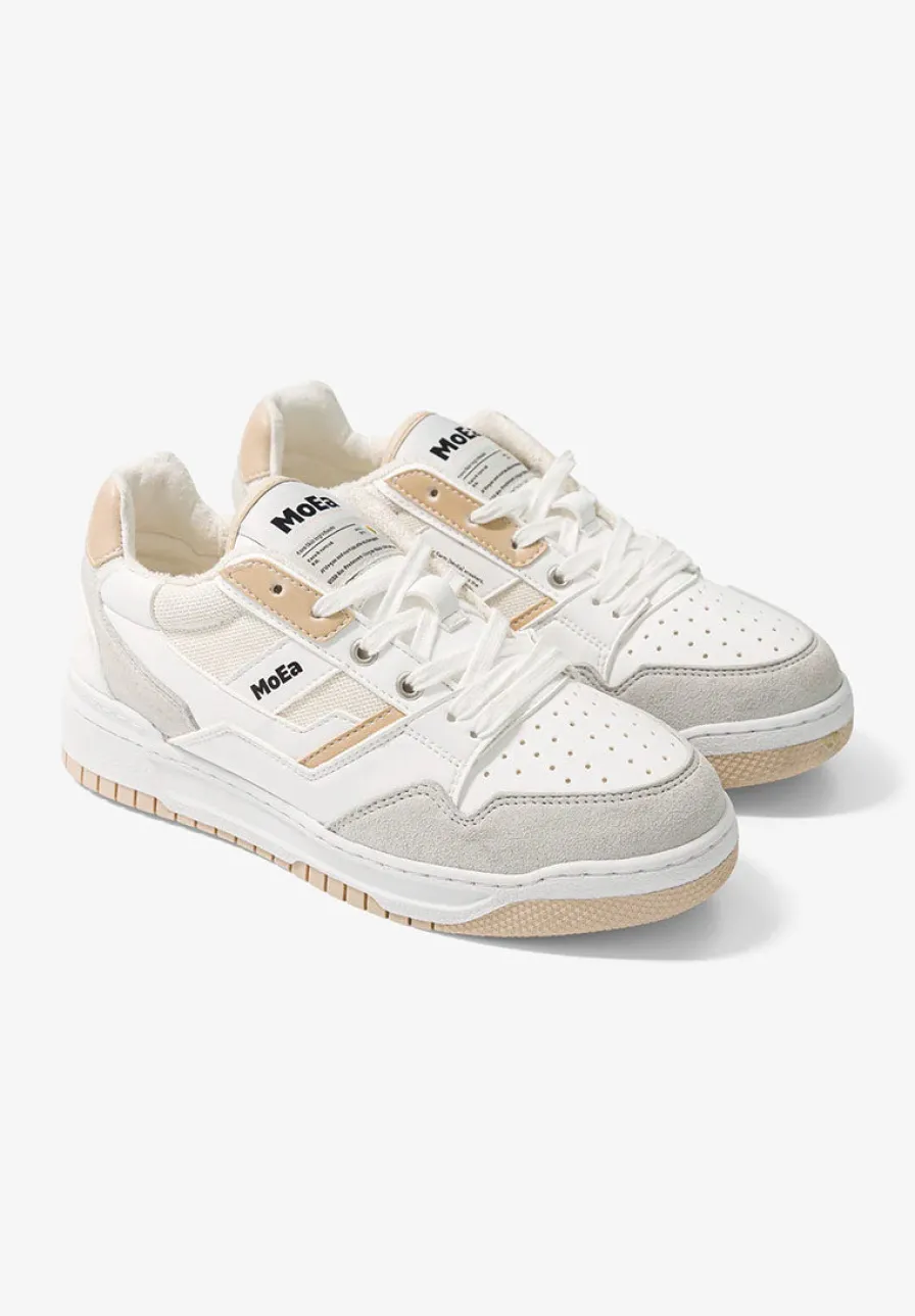 Best Sale Basket GEN2 - Corn White & Beige - Eco Responsable Chaussures