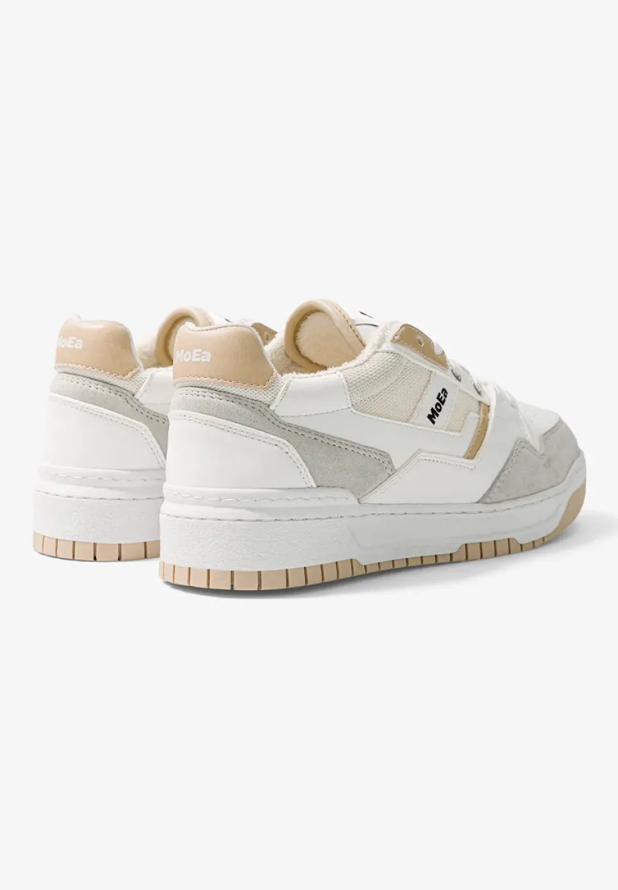 Best Sale Basket GEN2 - Corn White & Beige - Eco Responsable Chaussures