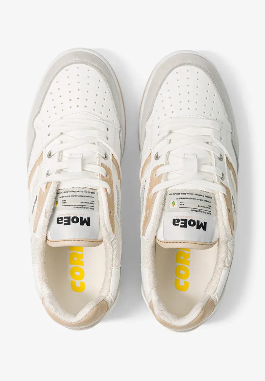 Best Sale Basket GEN2 - Corn White & Beige - Eco Responsable Chaussures
