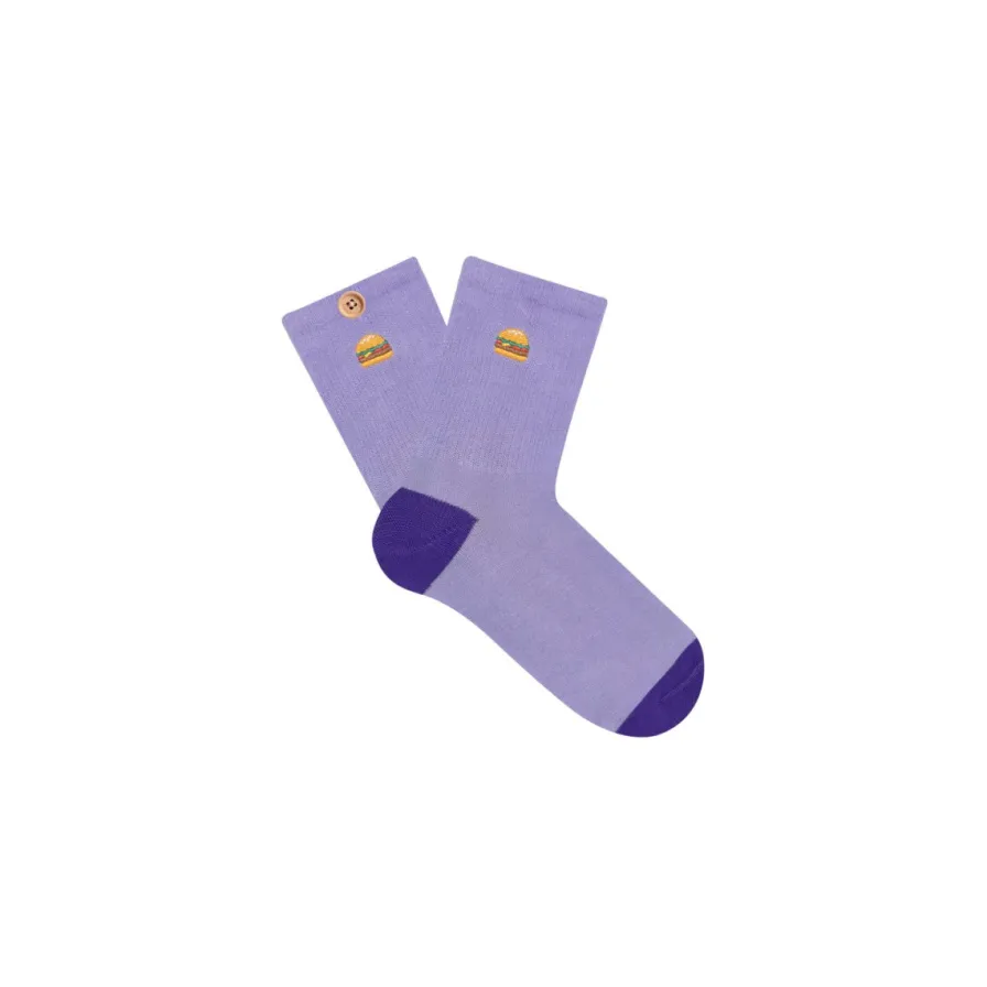 Online Chaussettes originales Femme LILOU & FLAVIEN | MAT Chaussettes Et Collants