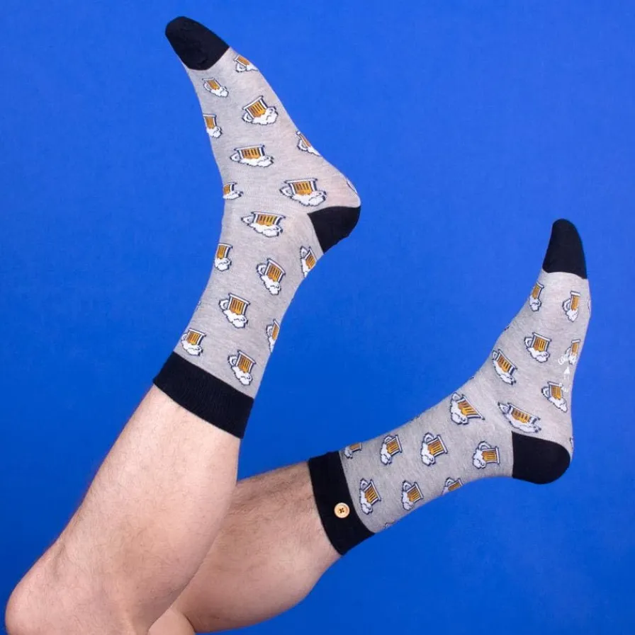 Outlet Chaussettes originales Homme LEOPOLD & ZOE | MAT Chaussettes Et Collants