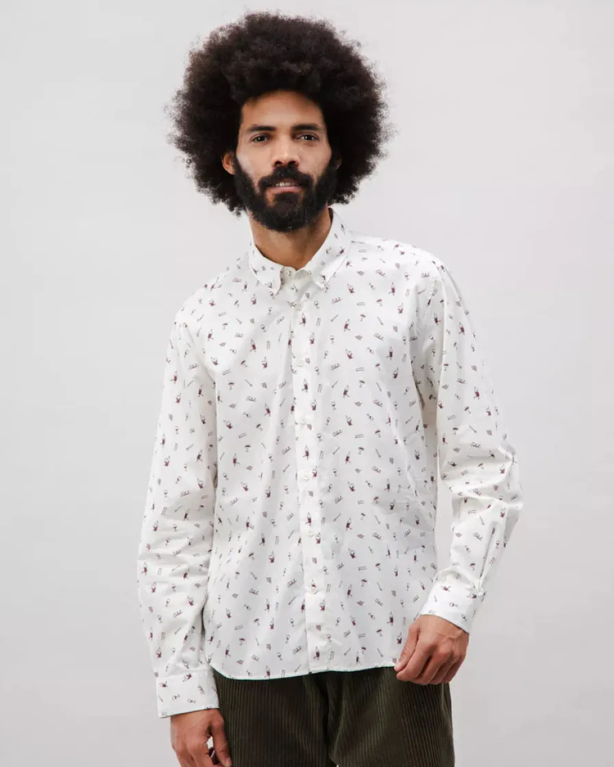 Flash Sale Chemise Imprimée En Coton Biologique | MAT Homme Chemises