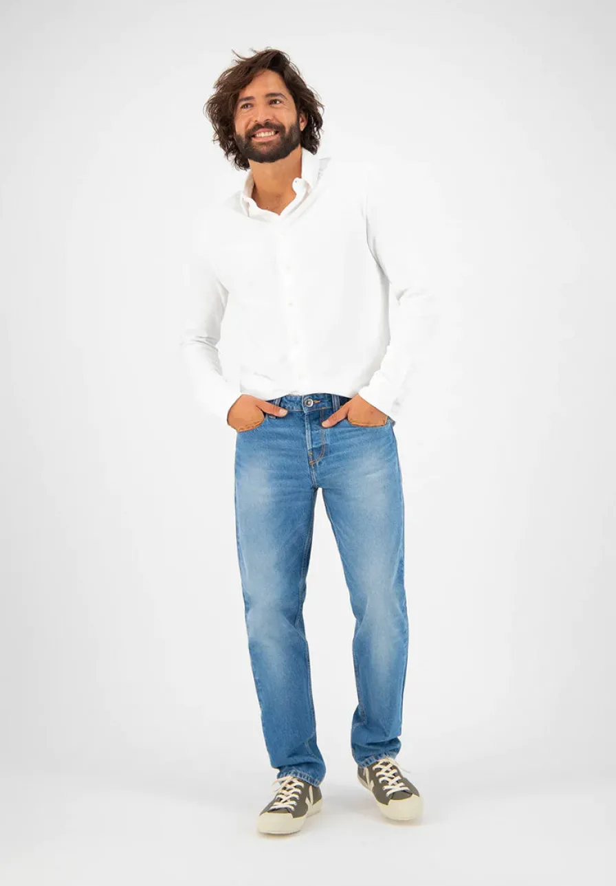 Discount Jean Délavé Mixte Relax Fred | Homme Fin De Collection | Pantalons Et Shorts