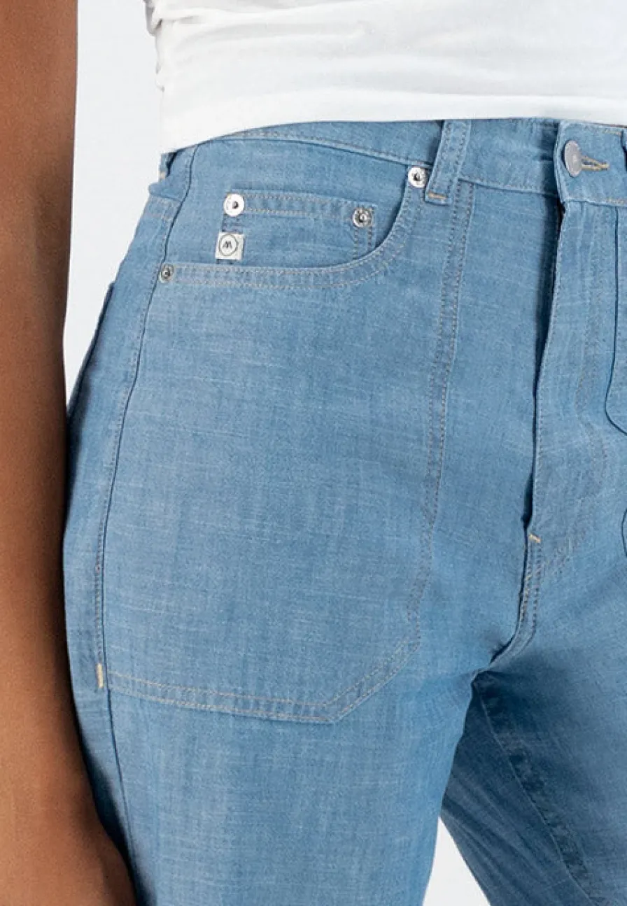 Cheap Jean Flaire taille haute Femme Bleu ciel | Femme Fin De Collection | Pantalons & Jeans