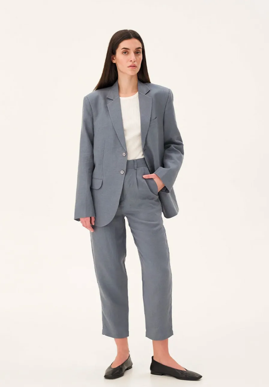 Fashion Pantalon Carotte Taille Haute Mixte | Femme Pantalons Et Shorts | Fin De Collection