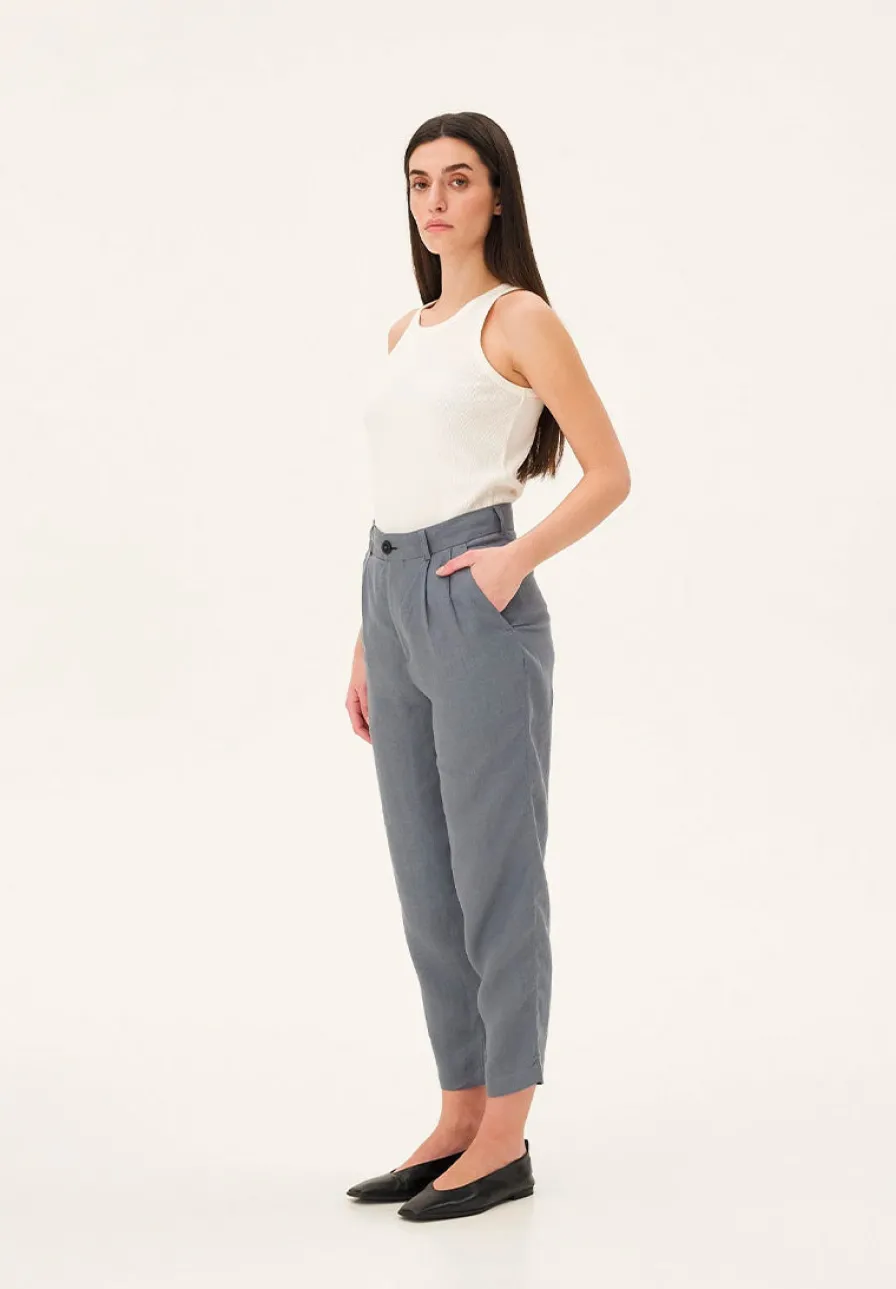 Fashion Pantalon Carotte Taille Haute Mixte | Femme Pantalons Et Shorts | Fin De Collection