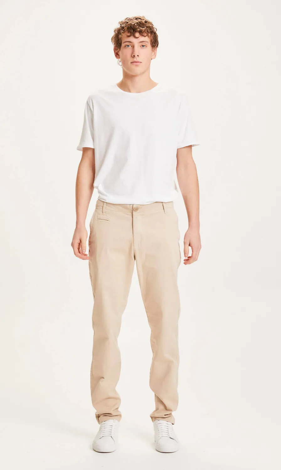 Store Pantalon chino droit Homme Beige | Homme Pantalons Et Shorts