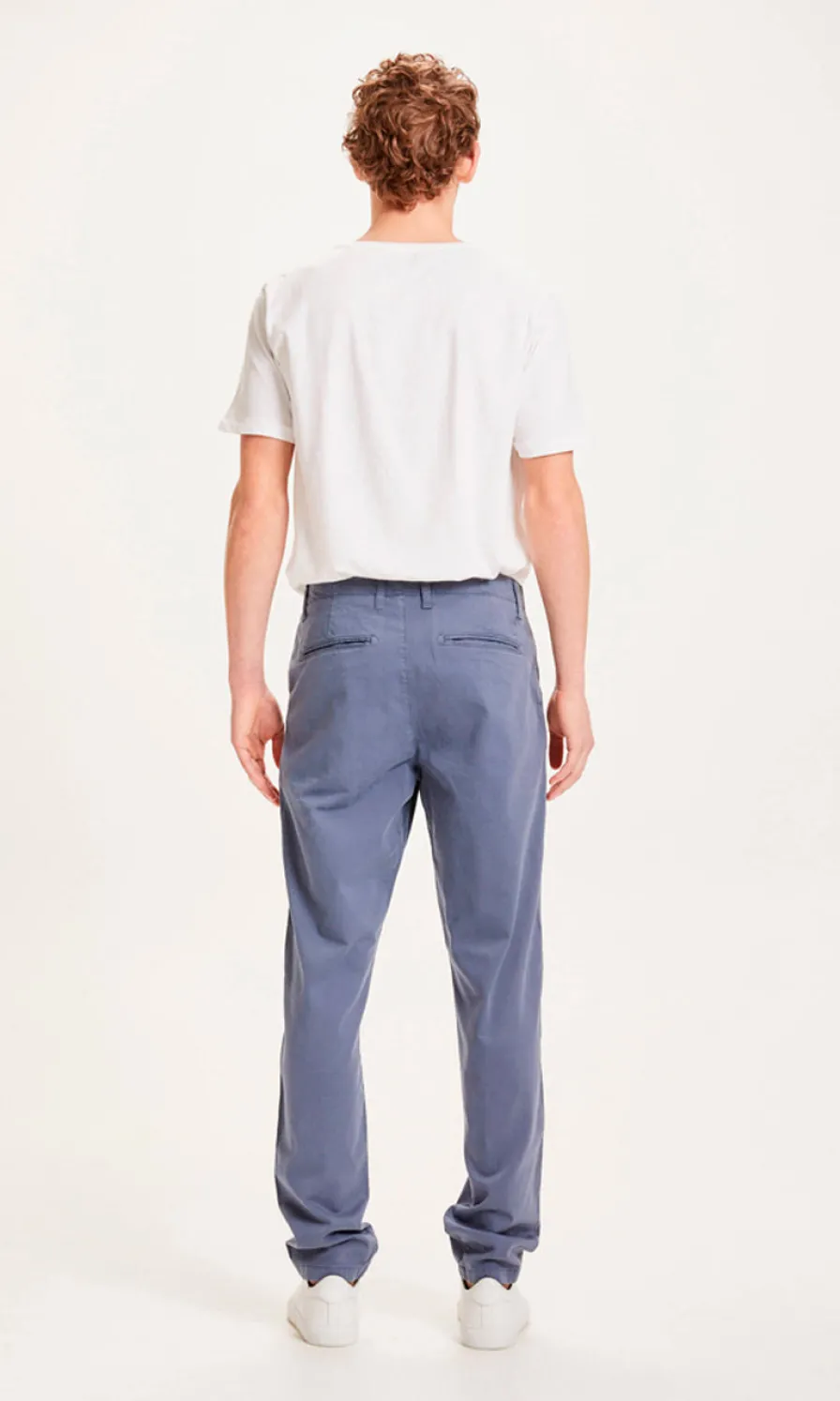 New Pantalon chino droit Homme Bleu gris | Homme Pantalons Et Shorts