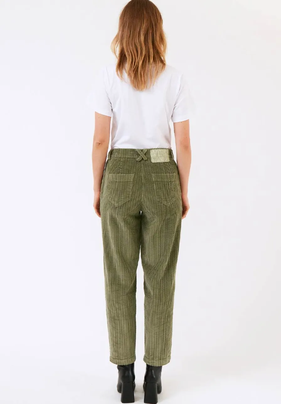 Shop Pantalon velour côtelé Femme - En Coton Bio Femme Fin De Collection | Pantalons & Jeans