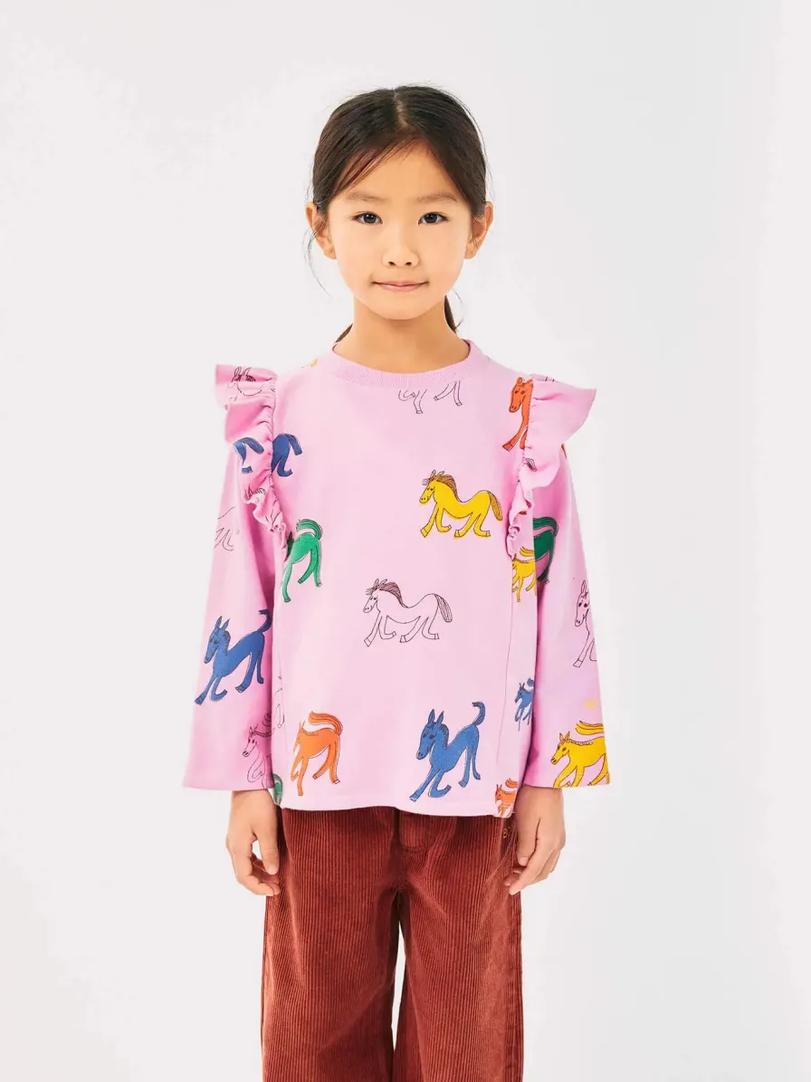 Best Sale Pull à Volant Enfant Coton Biologique | Enfant Enfant