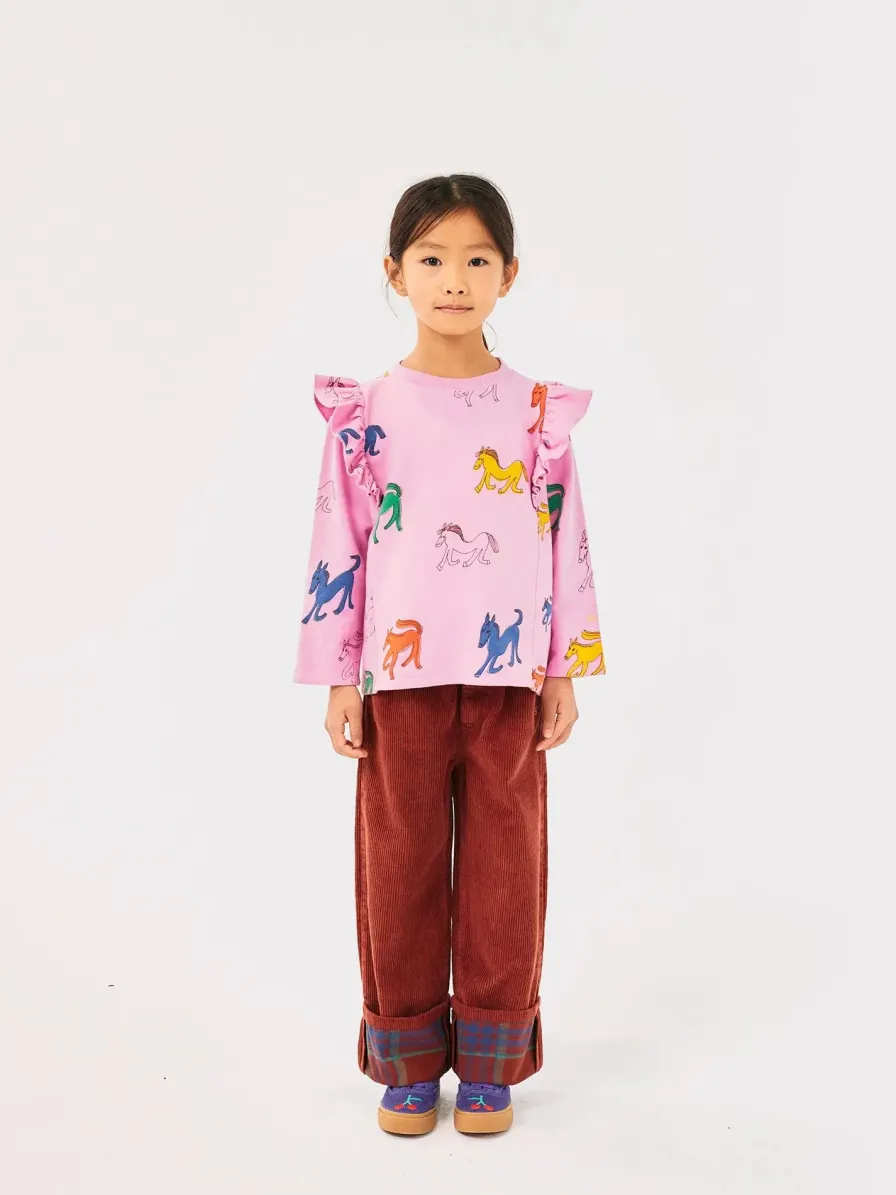 Best Sale Pull à Volant Enfant Coton Biologique | Enfant Enfant